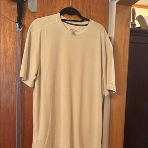 Tommy Bahama Light Tan Short Sleeve Men's Tee